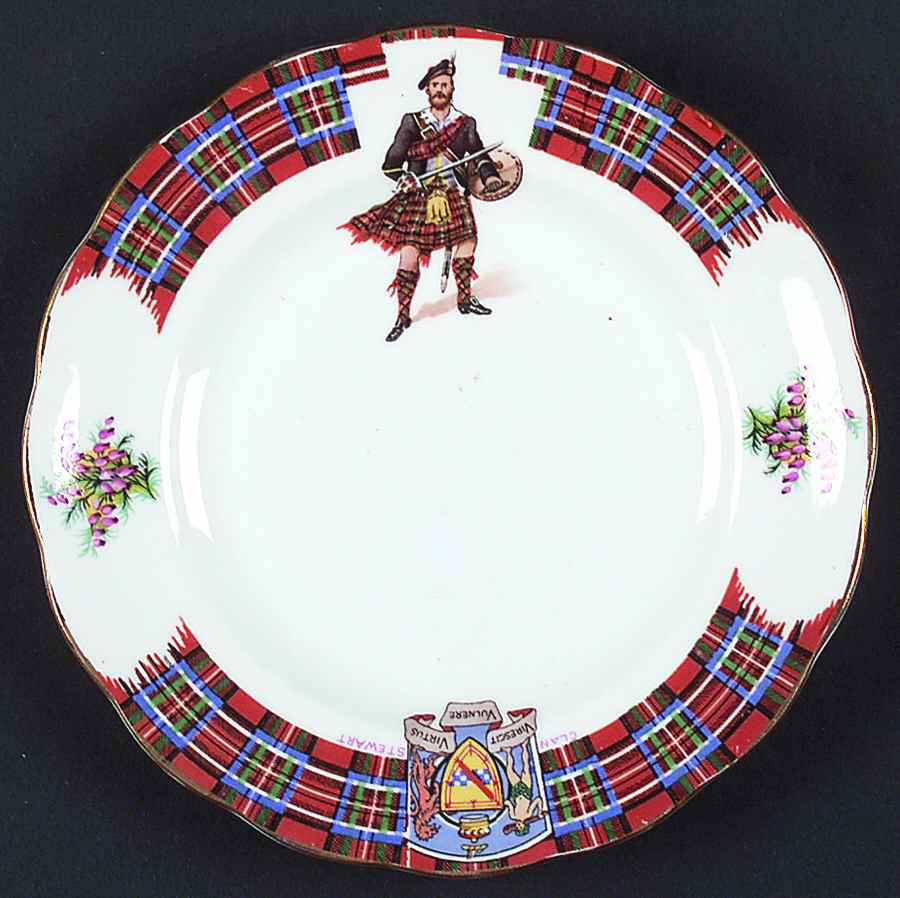 Bonnie Scotland Bread & Butter Plate by Royal Standard-1