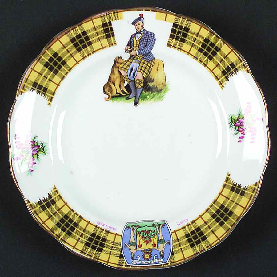 Bonnie Scotland Bread & Butter Plate by Royal Standard-1