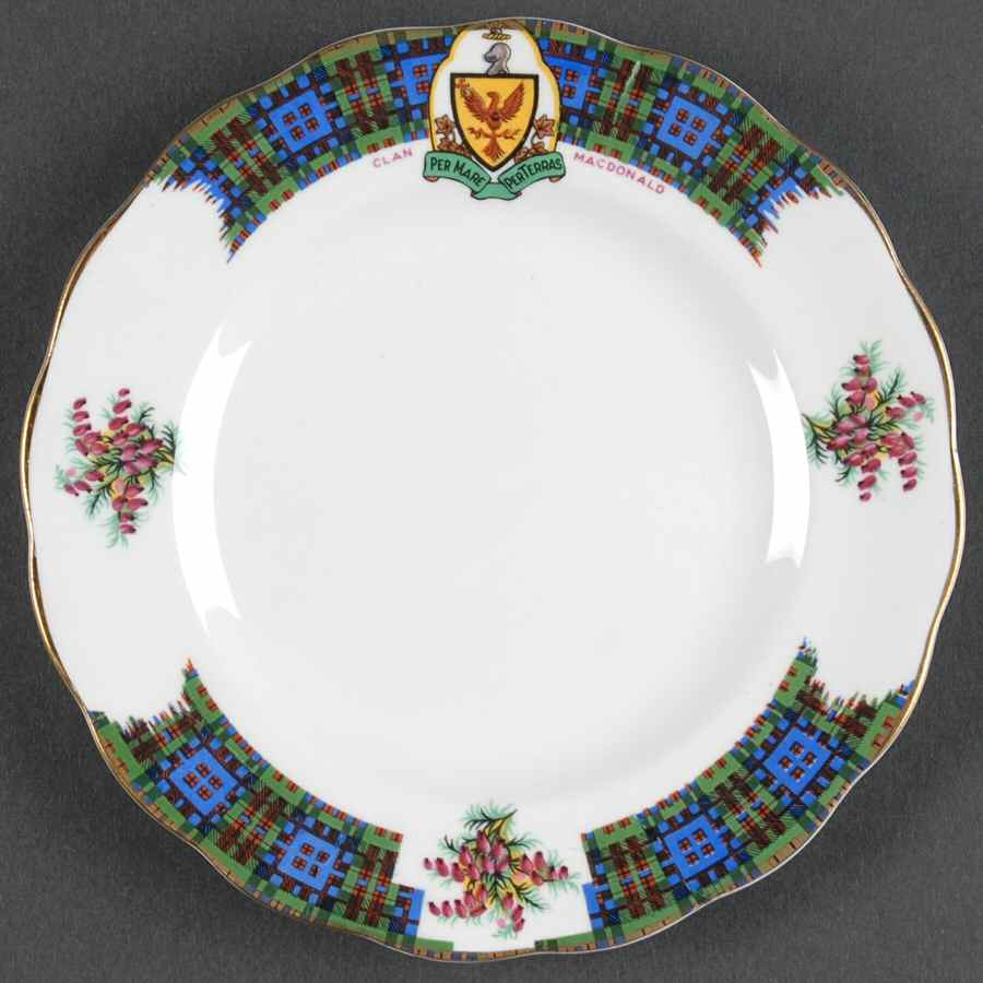 Bonnie Scotland Bread & Butter Plate by Royal Standard-1