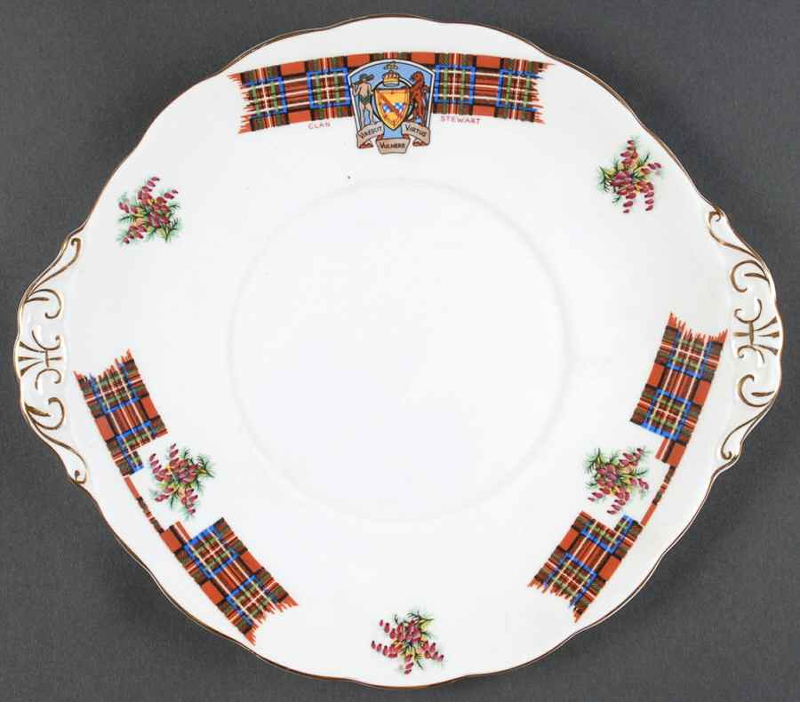 Bonnie Scotland Handled Cake Plate by Royal Standard-1