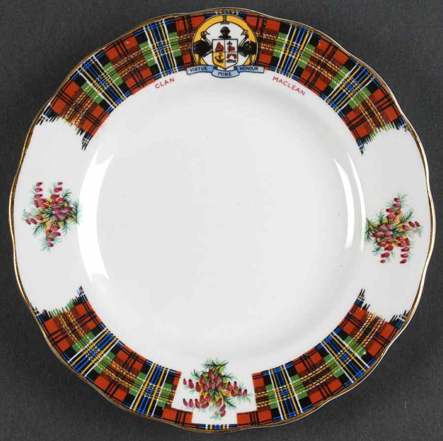 Bonnie Scotland Bread & Butter Plate by Royal Standard-1