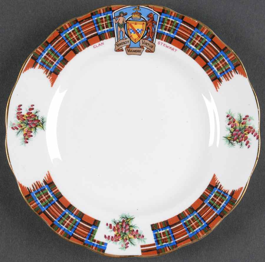 Bonnie Scotland Bread & Butter Plate by Royal Standard-1