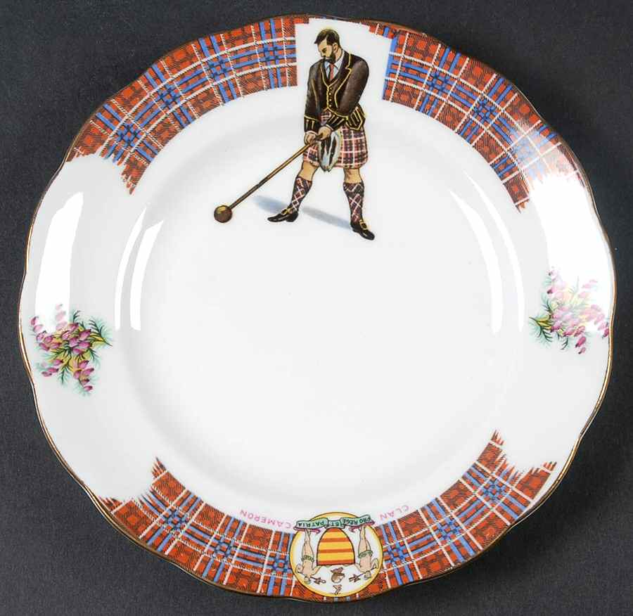 Bonnie Scotland Bread & Butter Plate by Royal Standard-1