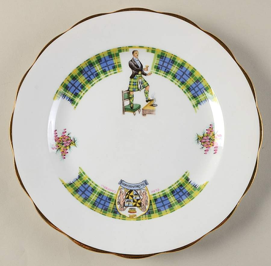 Bonnie Scotland Salad Plate by Royal Standard-1