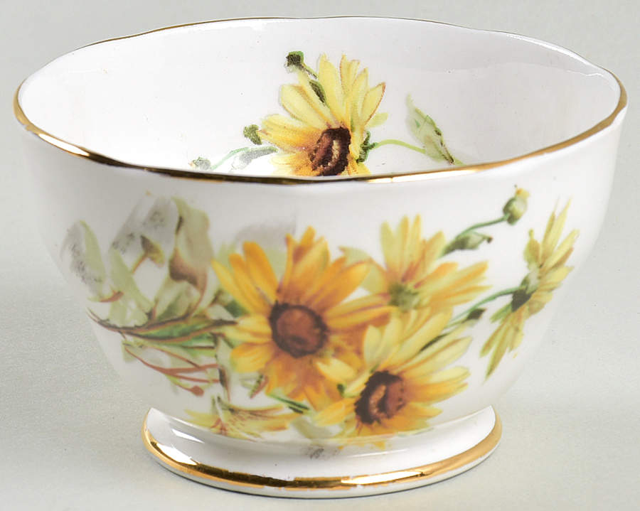 Brown Eyed Susan Mini Open Sugar Bowl by Royal Standard-1