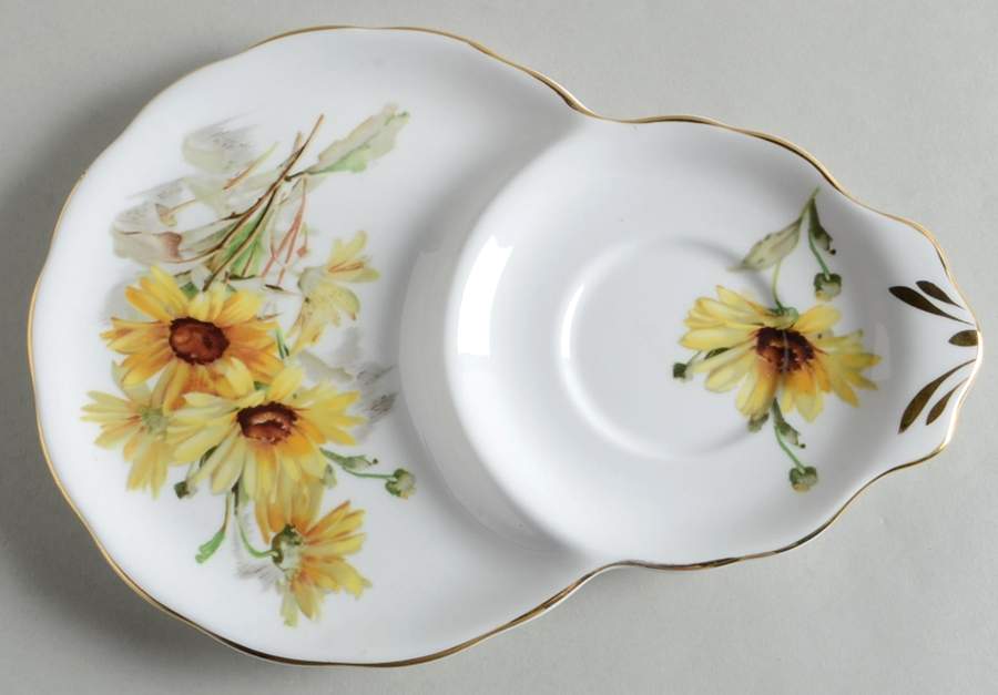 Brown Eyed Susan Snack Plate by Royal Standard-1