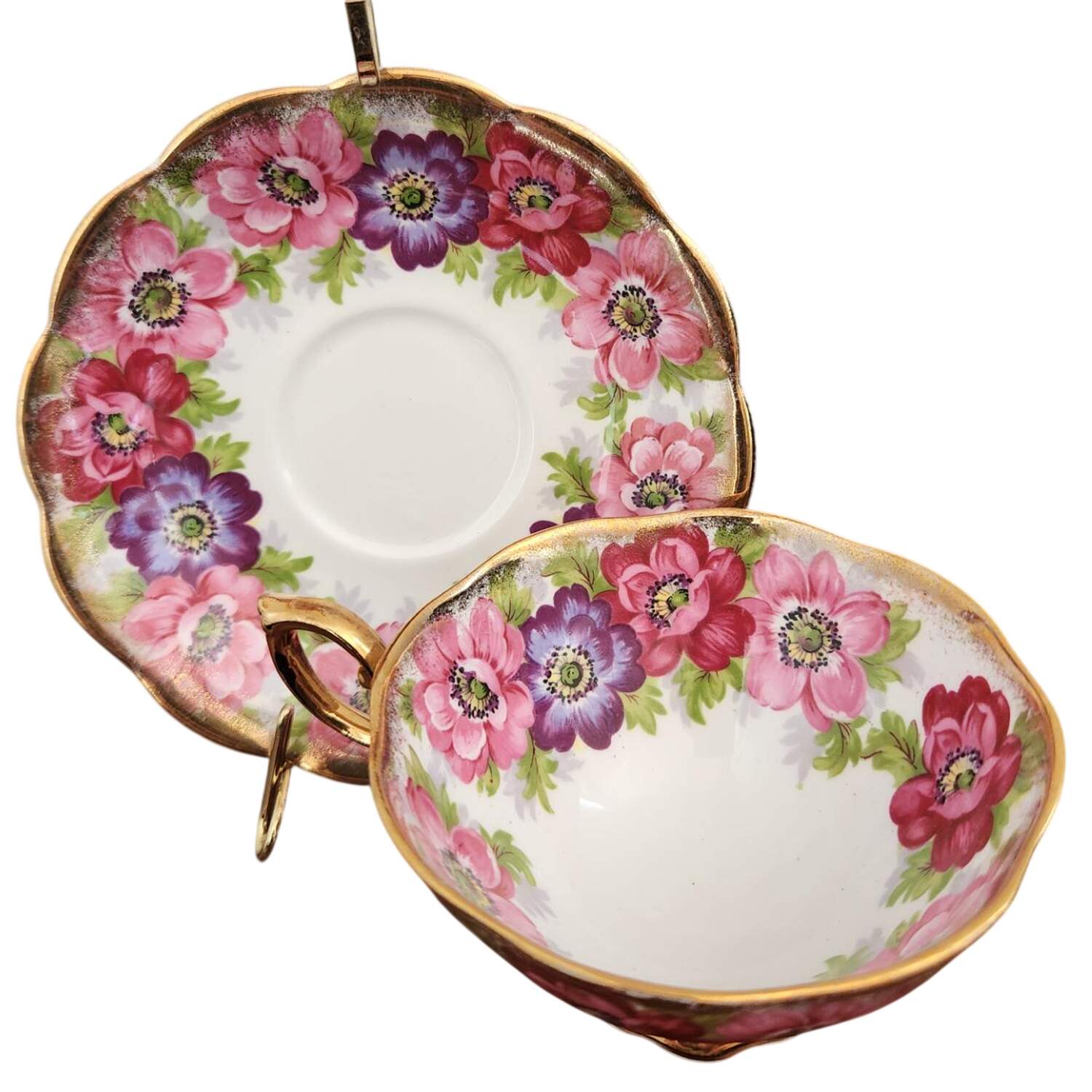 Carmen Footed Cup & Saucer Set by Royal Standard-1