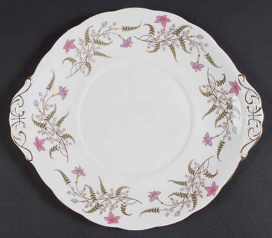 Fancy Free Handled Cake Plate by Royal Standard-1