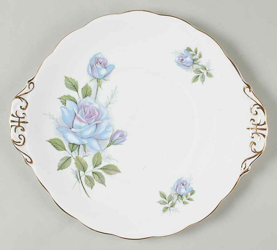 Fascination (Even Scallops) Handled Cake Plate by Royal Standard-1