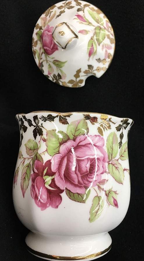Festival Rose Jam/Jelly & Lid by Royal Standard-1