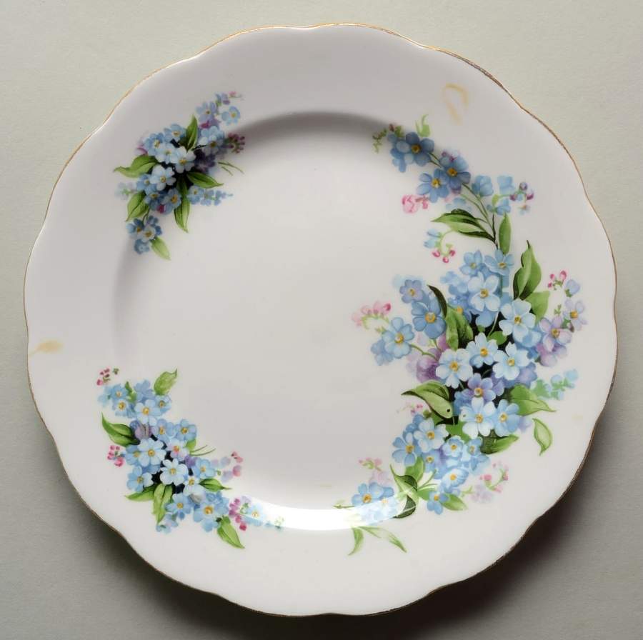 Forget Me Not Salad Plate by Royal Standard-1