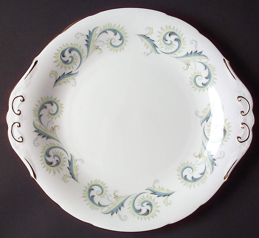Garland Handled Cake Plate by Royal Standard-1