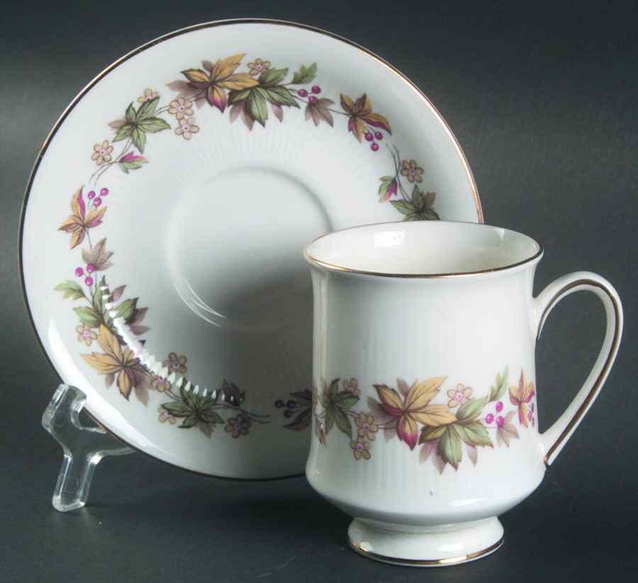 Lyndale Footed Cup & Saucer Set by Royal Standard-1