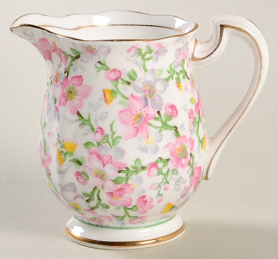 May Medley (Gold Trim) Mini Creamer by Royal Standard-1