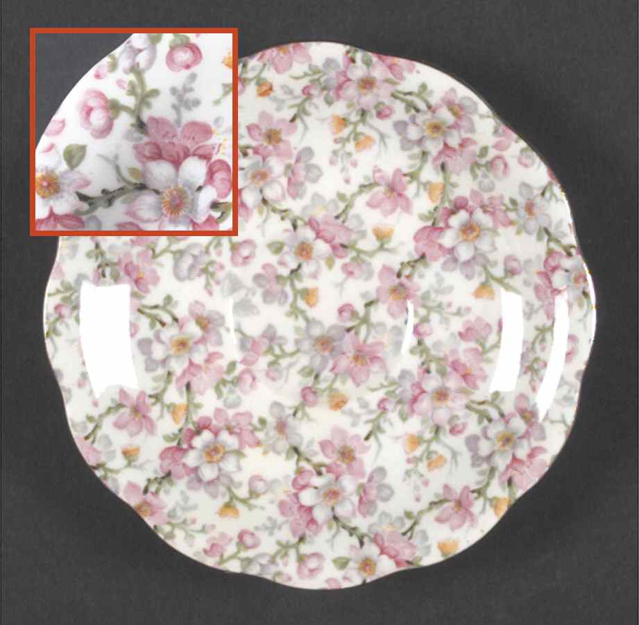 May Medley (Gold Trim) Saucer for Footed Cup by Royal Standard-1
