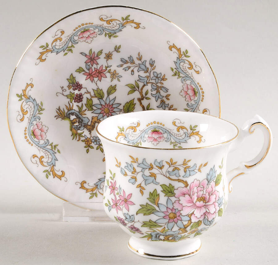 Mandarin Footed Cup & Saucer Set by Royal Standard-1