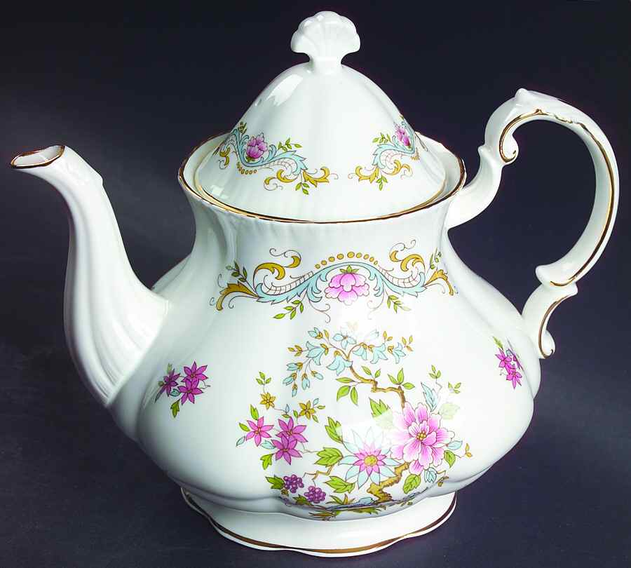 Mandarin Teapot & Lid by Royal Standard-1