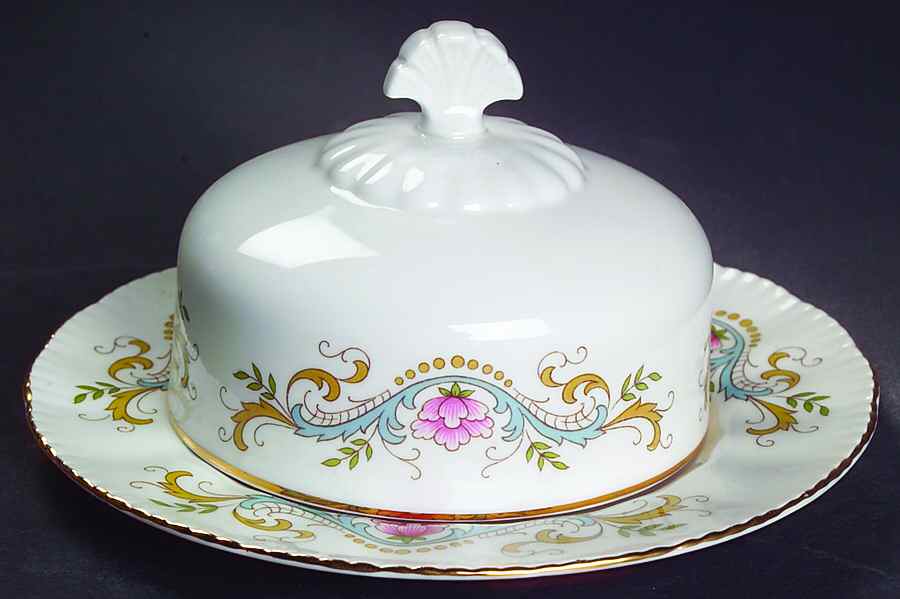Mandarin Round Covered Butter by Royal Standard-1