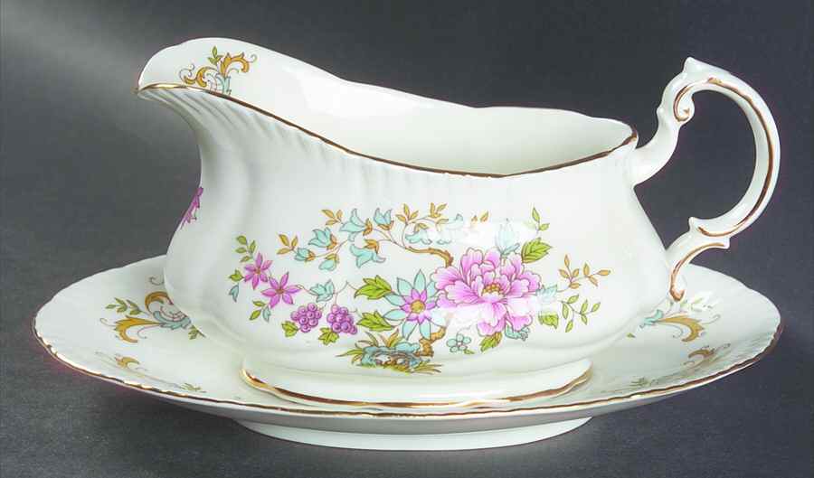 Mandarin Gravy Boat & Underplate by Royal Standard-1