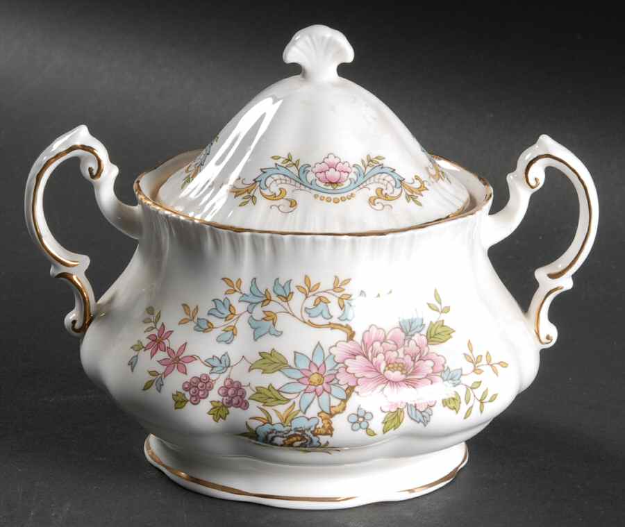 Mandarin Sugar Bowl & Lid by Royal Standard-1