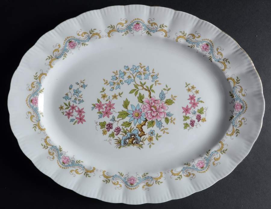 Mandarin 15" Oval Serving Platter by Royal Standard-1