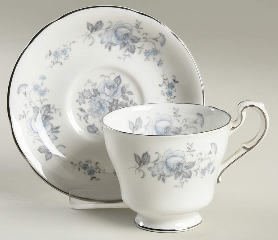 Melody Footed Demitasse Cup & Saucer Set by Royal Standard-1