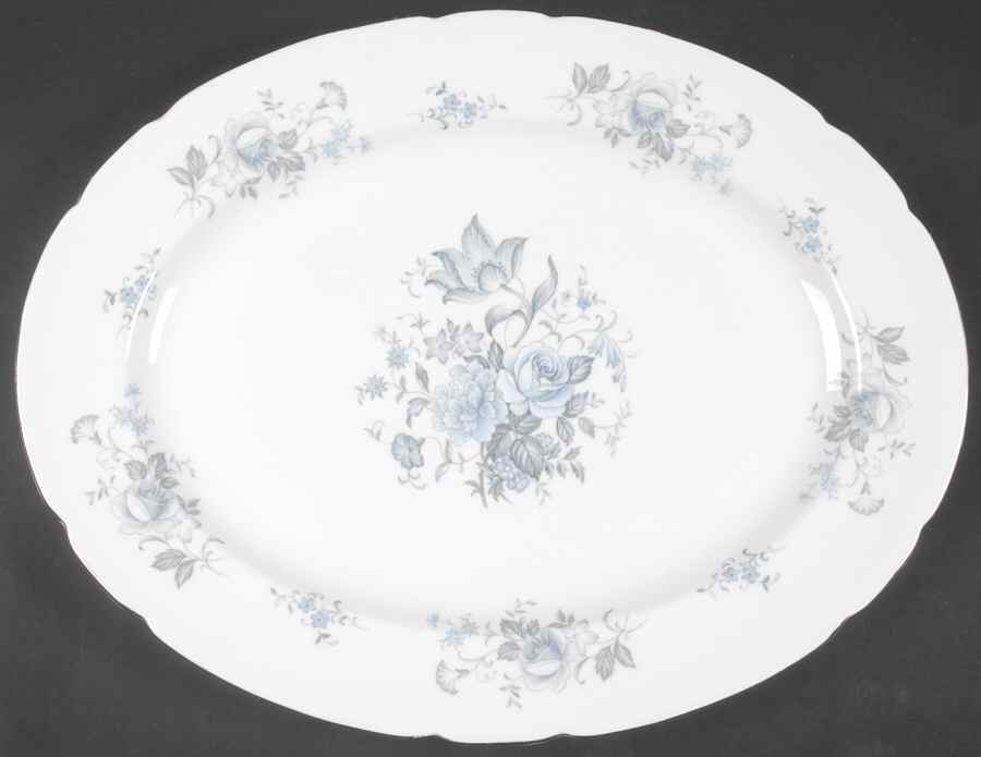 Melody 15" Oval Serving Platter by Royal Standard-1