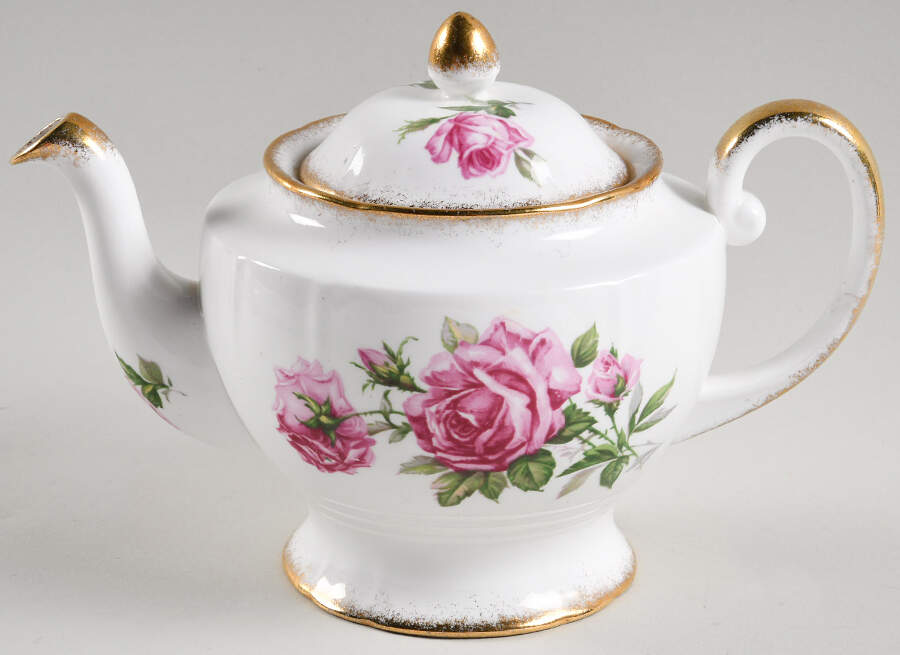 Orleans Rose Teapot & Lid by Royal Standard-1