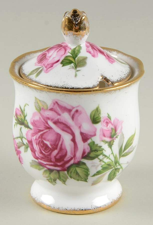 Orleans Rose Jam/Jelly & Lid by Royal Standard-1