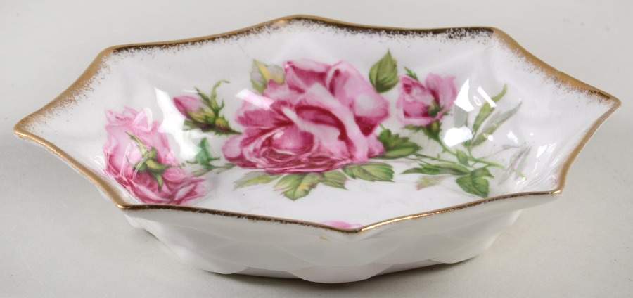 Orleans Rose Small Square Sweet Meat Dish by Royal Standard-1