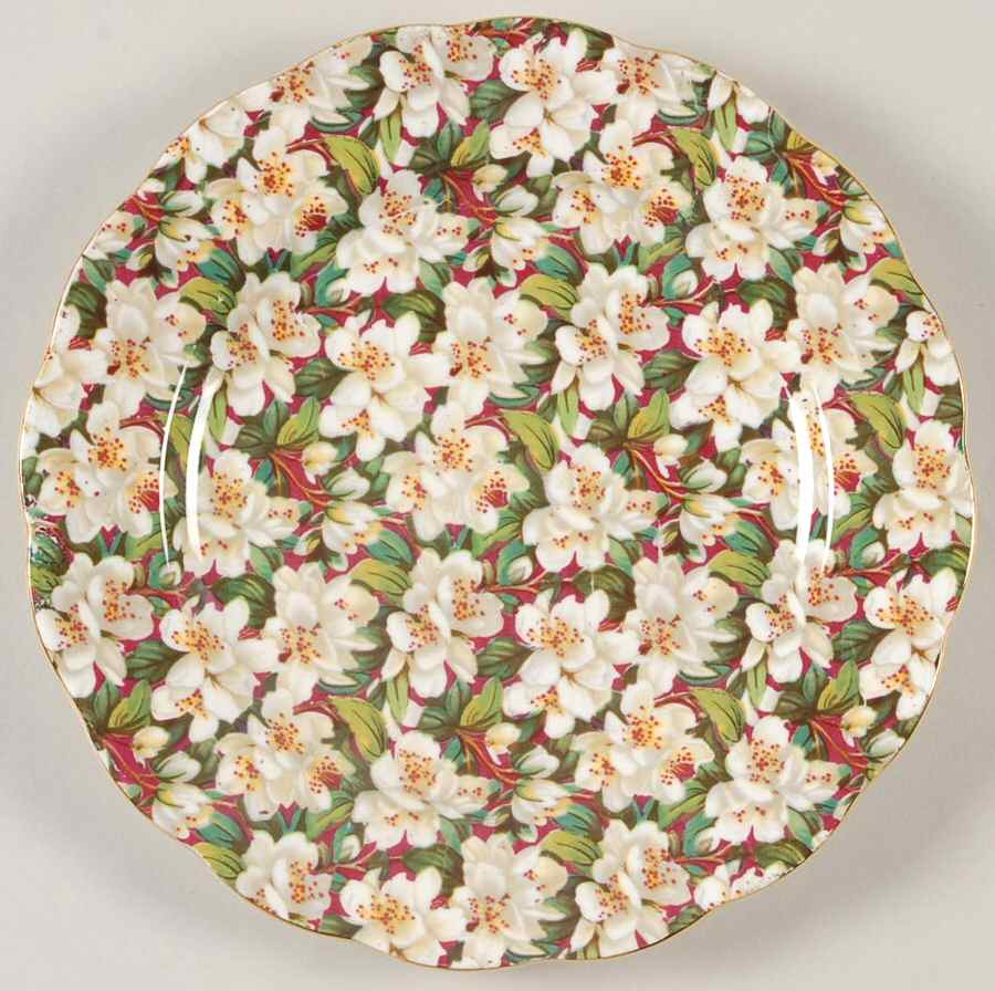Peach Tree Salad Plate by Royal Standard-1