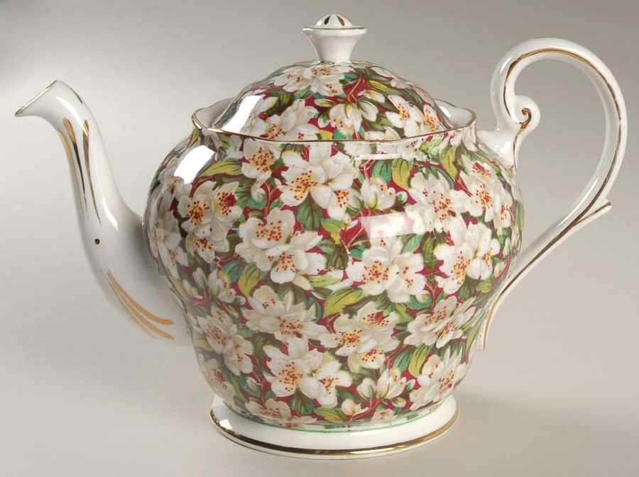 Peach Tree Teapot & Lid by Royal Standard-1