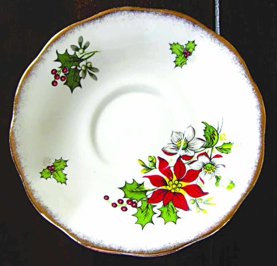 Poinsettia Saucer by Royal Standard-1