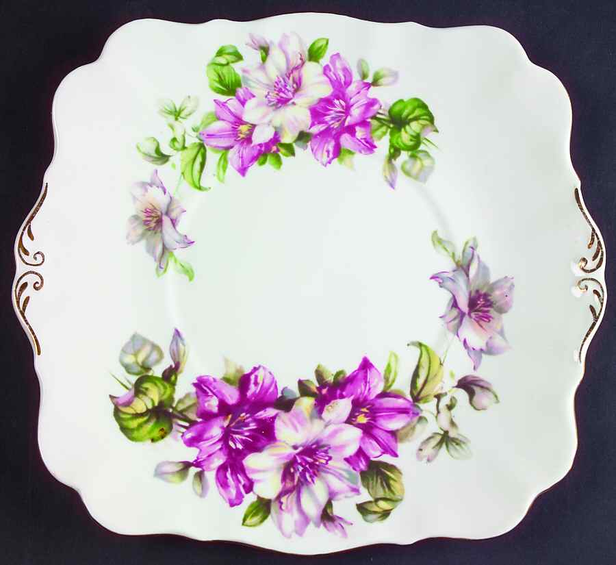 Ramona 8" Square Cookie Plate by Royal Standard-1