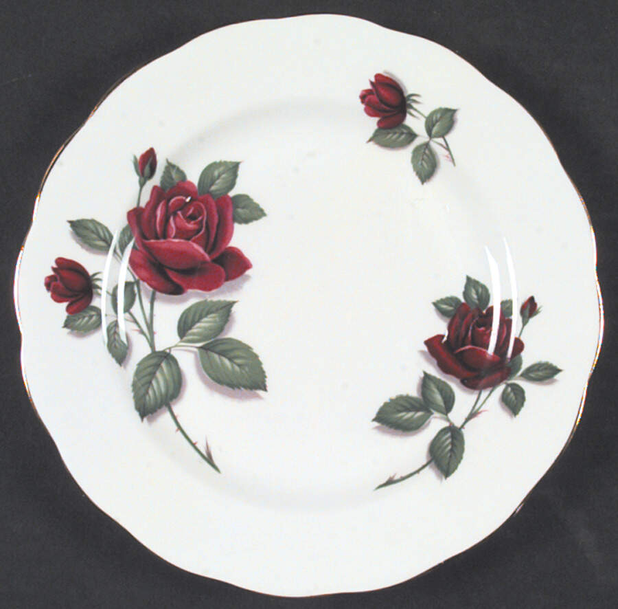 Red Velvet Salad Plate by Royal Standard-1
