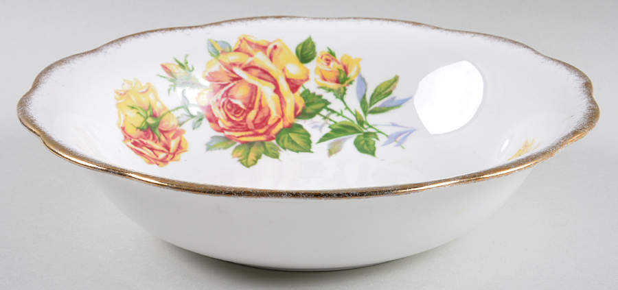Romany Rose 9" Round Vegetable Bowl by Royal Standard-1