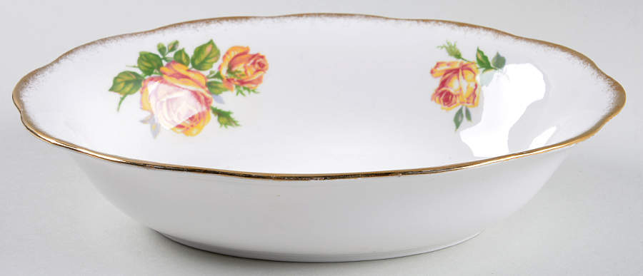 Romany Rose 9" Oval Vegetable Bowl by Royal Standard-1