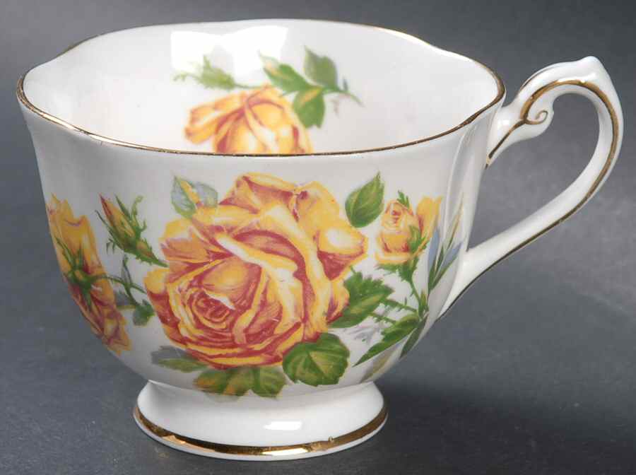 Romany Rose Cup for Dessert Plate & Cup Set by Royal Standard-1