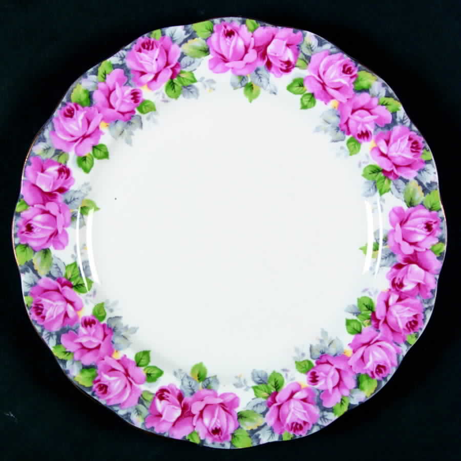 Rose of Sharon Salad Plate by Royal Standard-1
