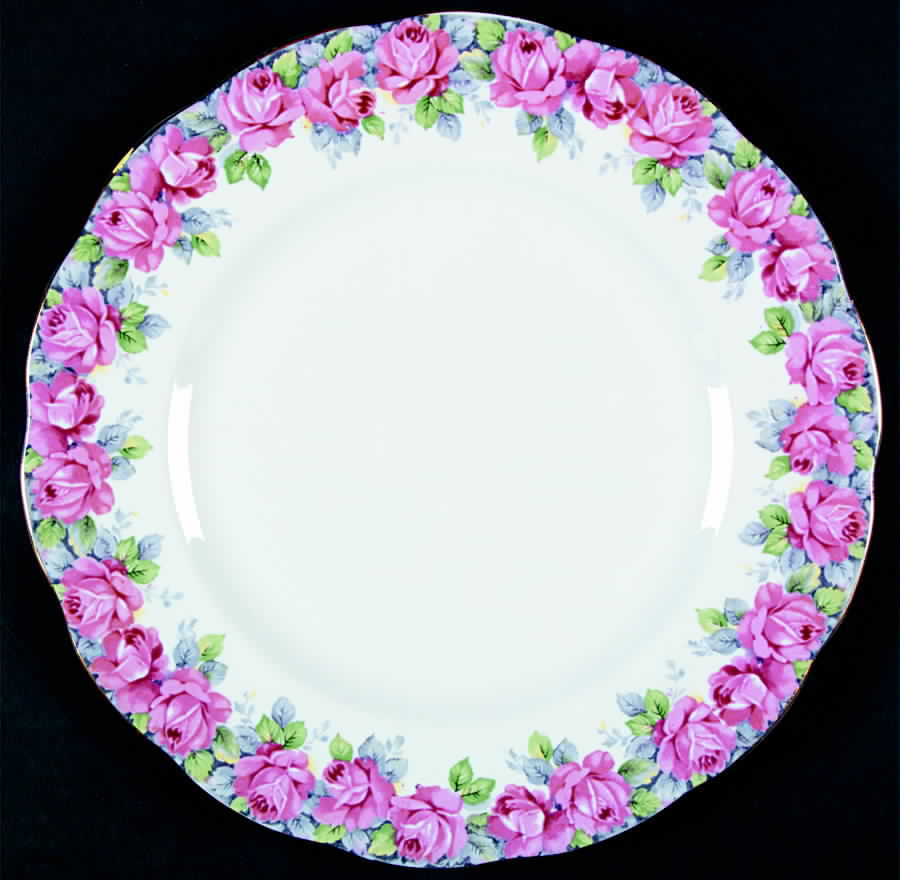 Rose of Sharon Dinner Plate by Royal Standard-1