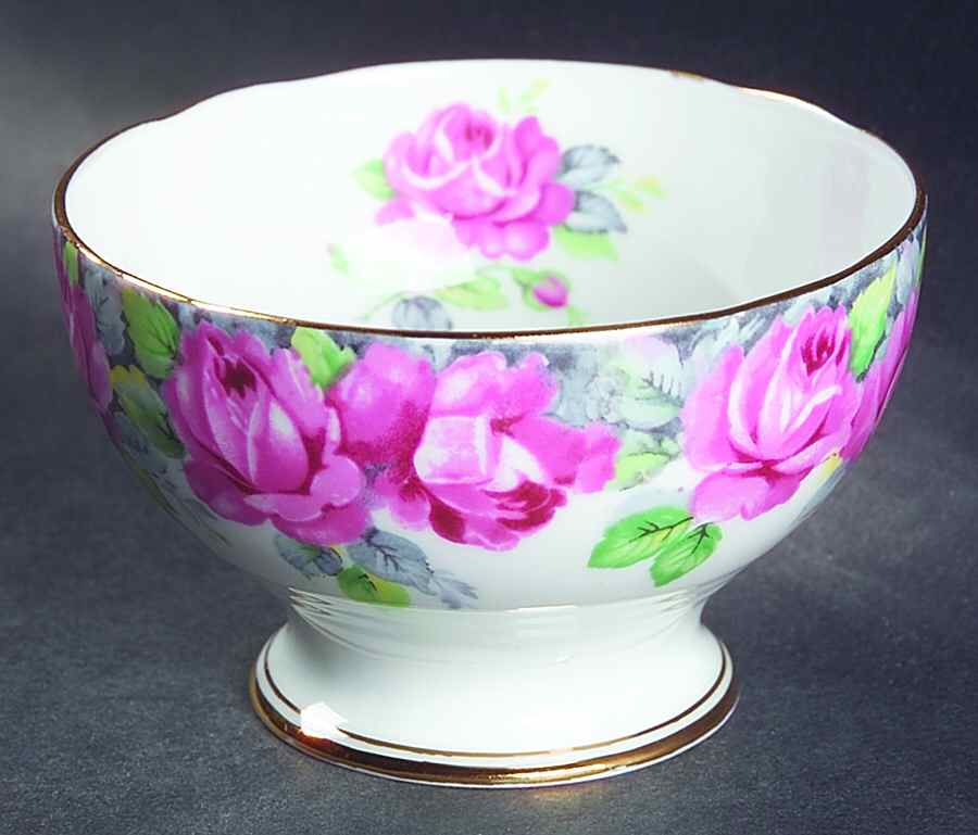 Rose of Sharon Open Sugar Bowl by Royal Standard-1