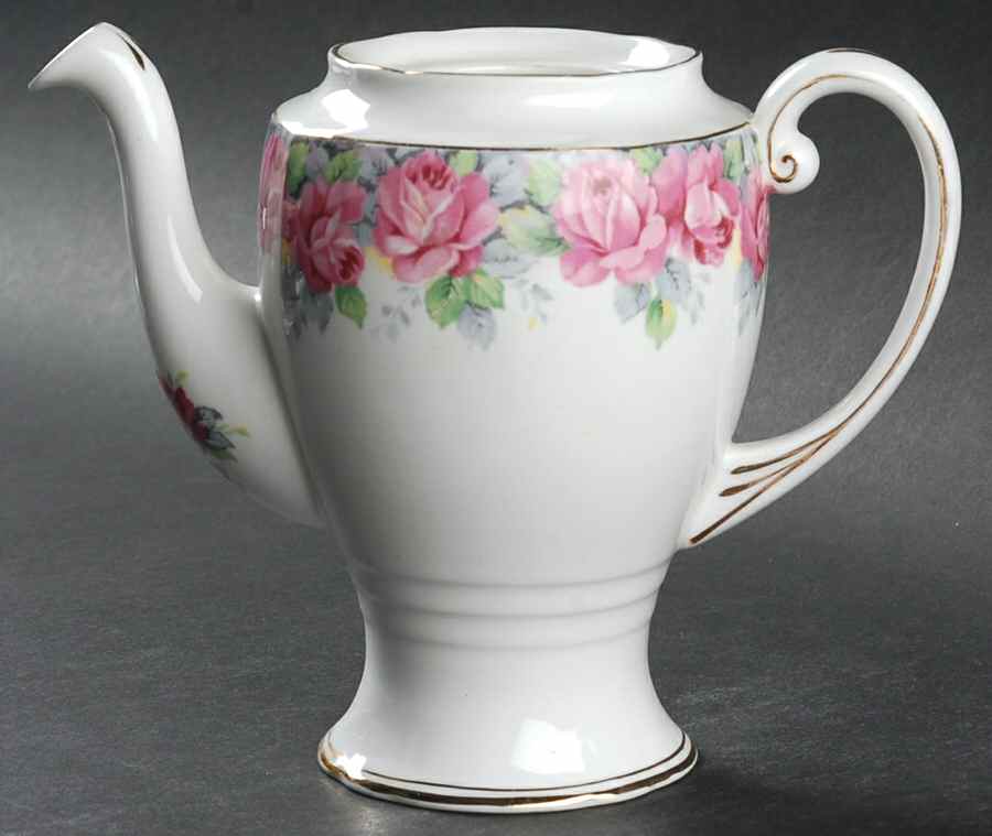 Rose of Sharon Mini Coffee Pot No Lid by Royal Standard-1
