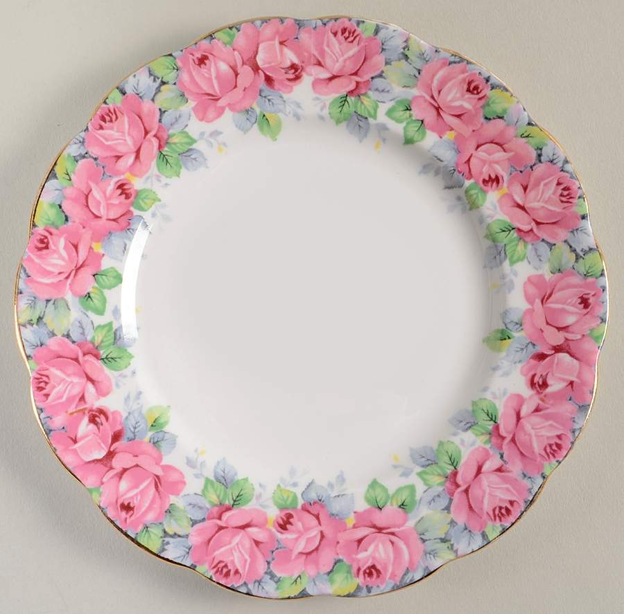 Rose of Sharon Dessert/Pie Plate by Royal Standard-1