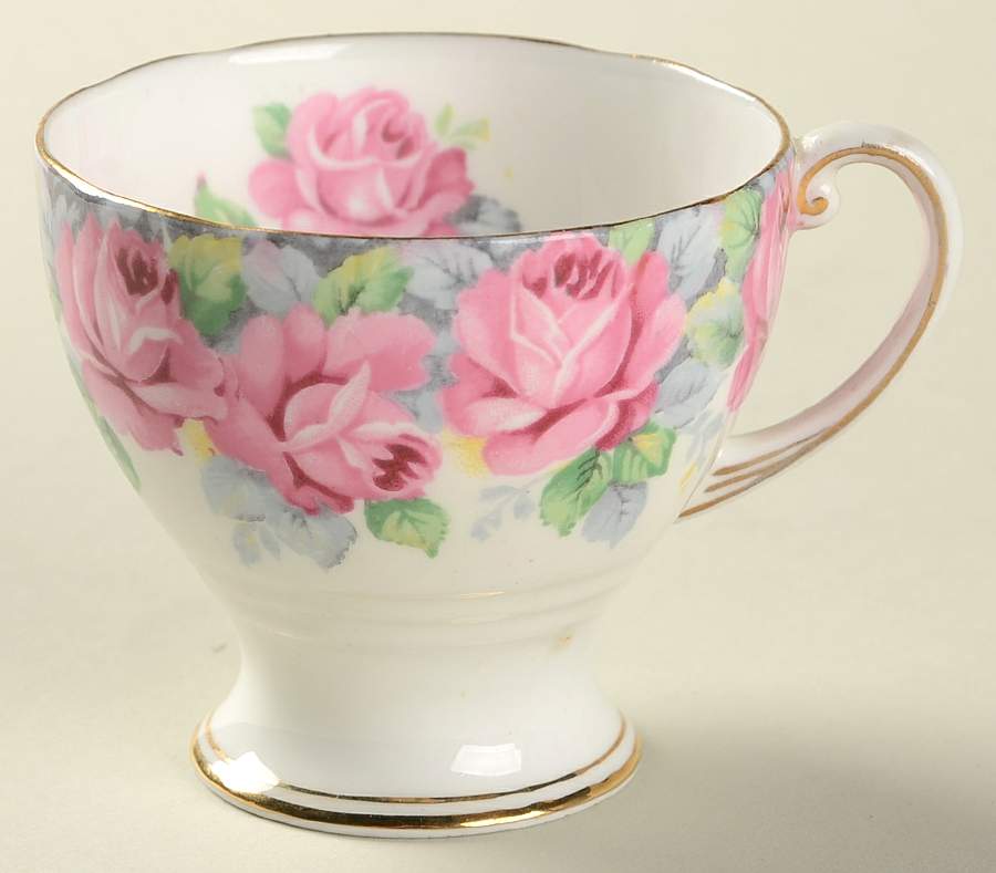 Rose of Sharon Footed Demitasse Cup by Royal Standard-1