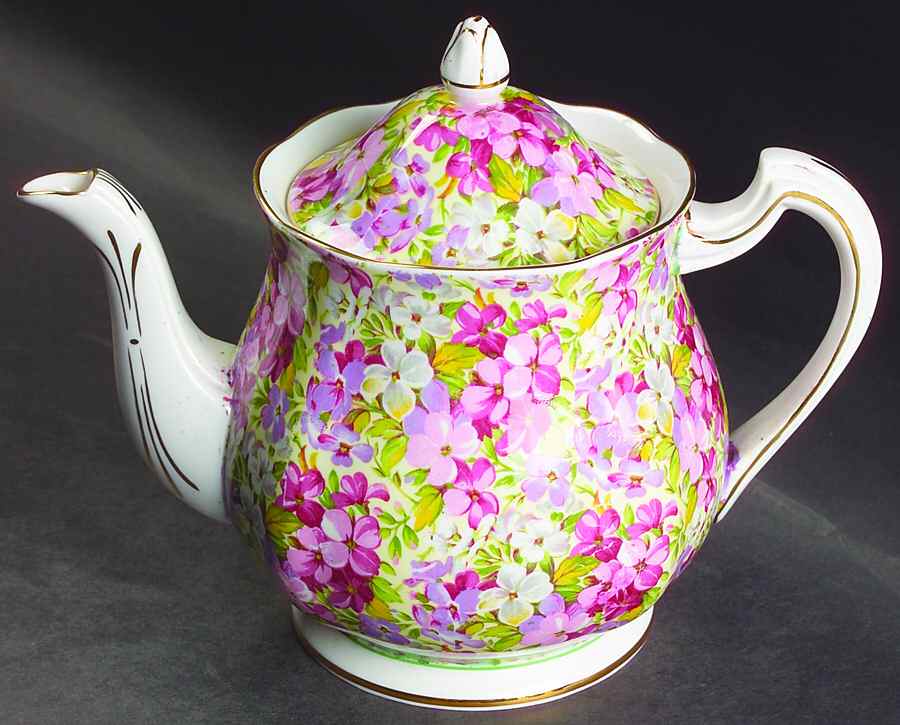 Virginia Stock Teapot & Lid by Royal Standard-1