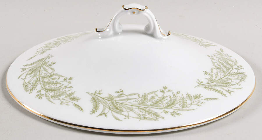 Whispering Grass Lid for Round Vegetable by Royal Standard-1