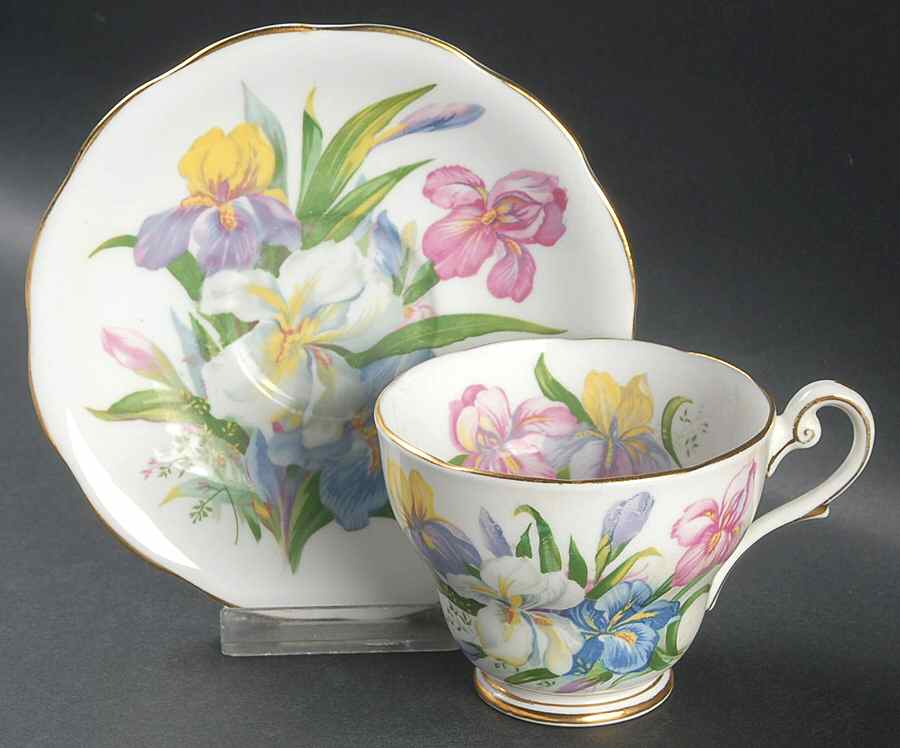 Winsome Footed Cup & Saucer Set by Royal Standard-1