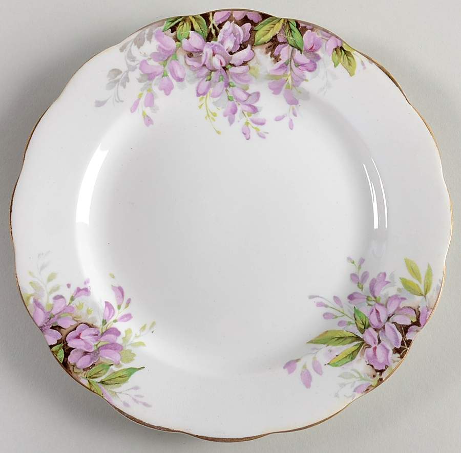 Wistaria Salad Plate by Royal Standard-1