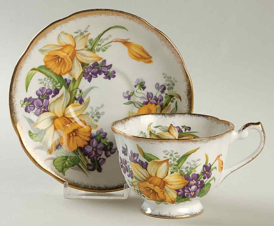 Woodland Wonder Footed Cup & Saucer Set by Royal Standard-1