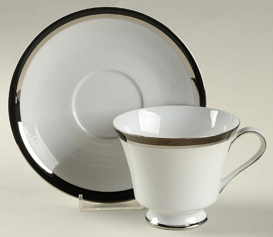 Empress Footed Cup & Saucer Set by Royal Song-1